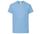 Fruit Of The Loom Childrens/Kids Original Short Sleeve T-Shirt (Sky Blue) - RW4728