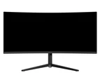 QSM 34" Curved UWQHD 21:9 Ultrawide 144Hz 1ms Gaming and Office Monitor (3440 × 1440)