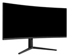 QSM 34" Curved UWQHD 21:9 Ultrawide 144Hz 1ms Gaming and Office Monitor (3440 × 1440)