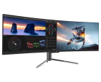 QSM 49" Curved 5K 32:9 Ultrawide 120Hz 6ms Gaming and Office Monitor (5120 × 1440)