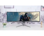 QSM 49" Curved 5K 32:9 Ultrawide 120Hz 6ms Gaming and Office Monitor (5120 × 1440)