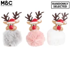 Maine & Crawford Fluffy Reindeer Christmas Hanging Decoration - Randomly Selected