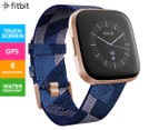 Fitbit Versa 2 Special Edition Smart Fitness Watch - Pink Woven/Navy