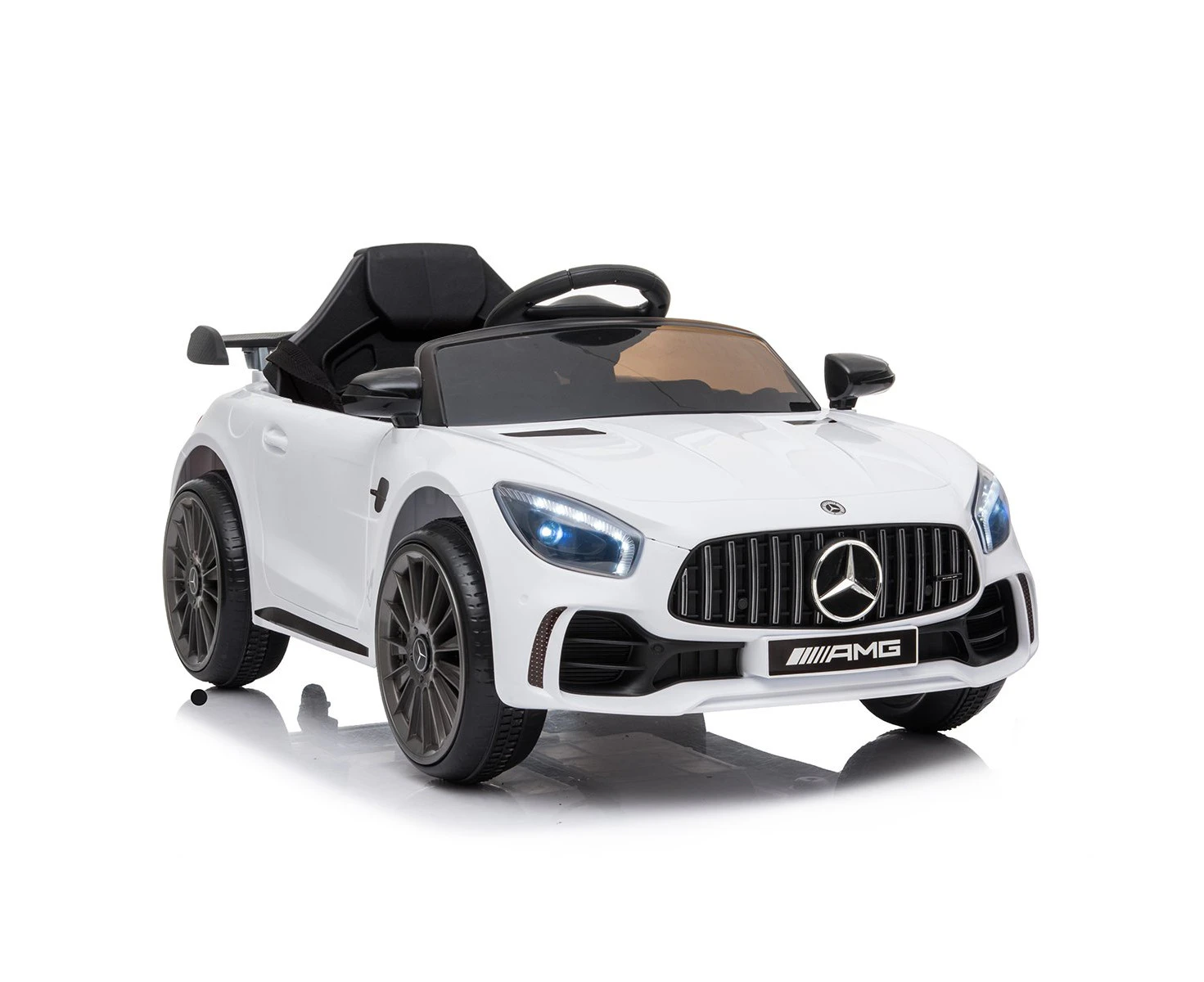 Mercedes Benz Licensed Kids Electric Ride On Car Remote Control White