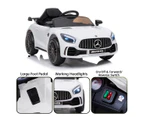 Mercedes Benz Licensed Kids Electric Ride On Car Remote Control White