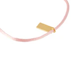 Marc Jacobs The Medallion Cord Bracelet - Pink/Cream