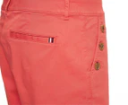Tommy Hilfiger Women's Hollywood 10-Inch Sailor Shorts - Spiced Coral