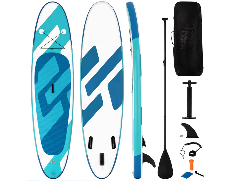 Costway 11' Inflatable Stand Up Paddle Board SUP Kayak Surf Board Paddle w/Bag