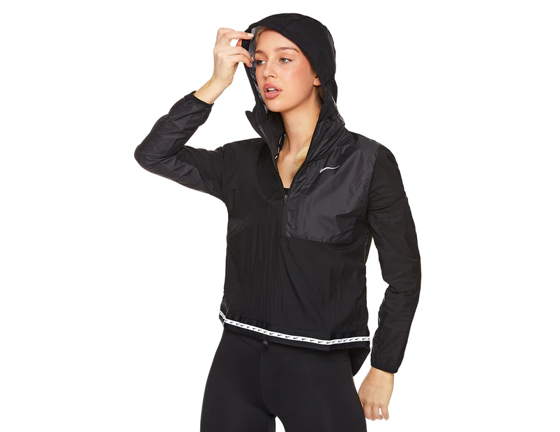 Nike Women's Lightweight Hooded Jacket - Black/Reflective Silver