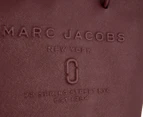 Marc Jacobs East/West Logo Shopper Bag - Burgundy