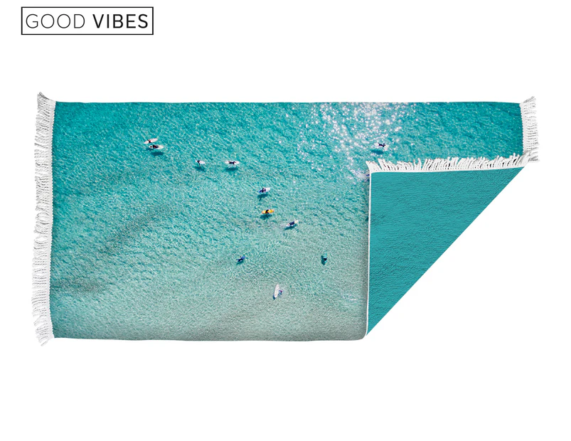 Good Vibes Destination Beach Towel - Ocean