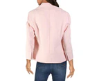 Anne Klein Women's Blazers Tweed Jacket - Color: Cherry Blossom