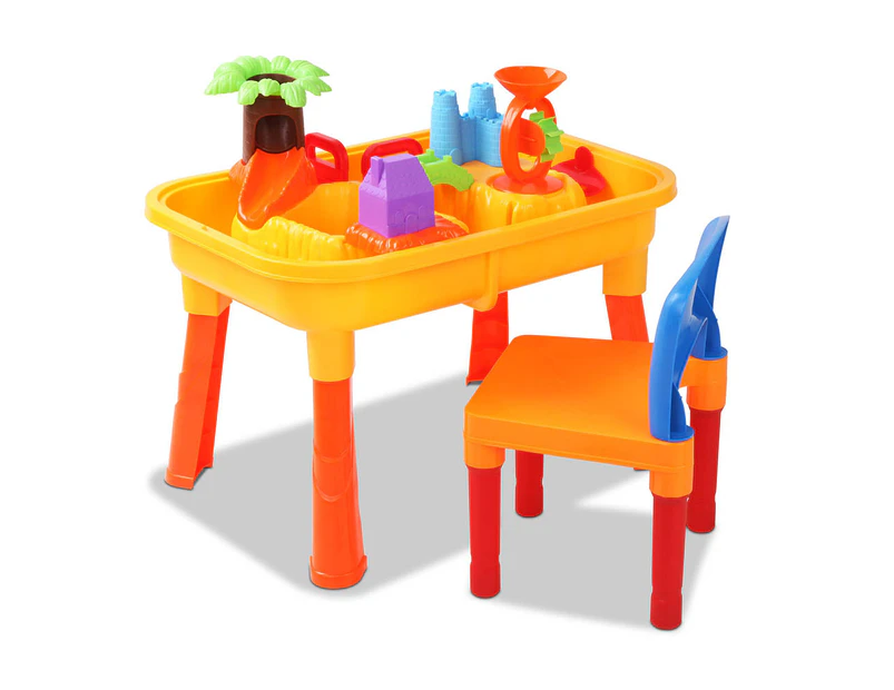 Keezi Kids Table & Chair Sandpit Set