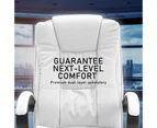 La Bella Executive Office Chair Sage Dual-Layer Seat Tilt Computer Gaming Work - White