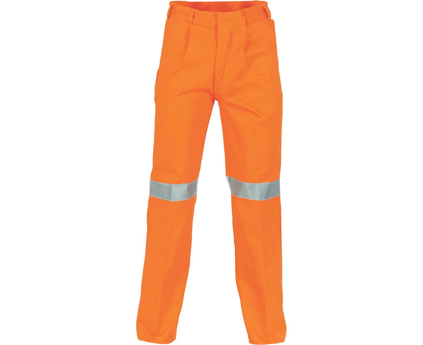 DNC Cotton Drill Pants With 3M R/Tape - Orange