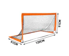 ADVWIN Portable Soccer Goal Quick Set Up football Net for Backyard Games and Training Goals for Kids and Youth Soccer Practice