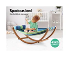 Keezi Kids Timber Hammock Bed Swing - Blue