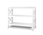 Artiss Wooden Storage Console Table - White