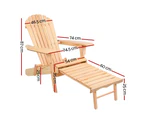 Gardeon Outdoor Furniture Sun Lounge Chairs Beach Chair Recliner Adirondack Patio Garden