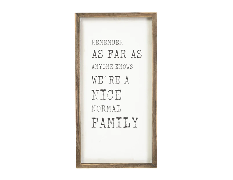 Emporium Wall Decor We're A Normal Family Quote Wall Art Painting Home Decor