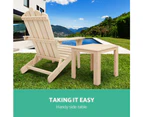 Gardeon Wooden Outdoor Side Beach Table