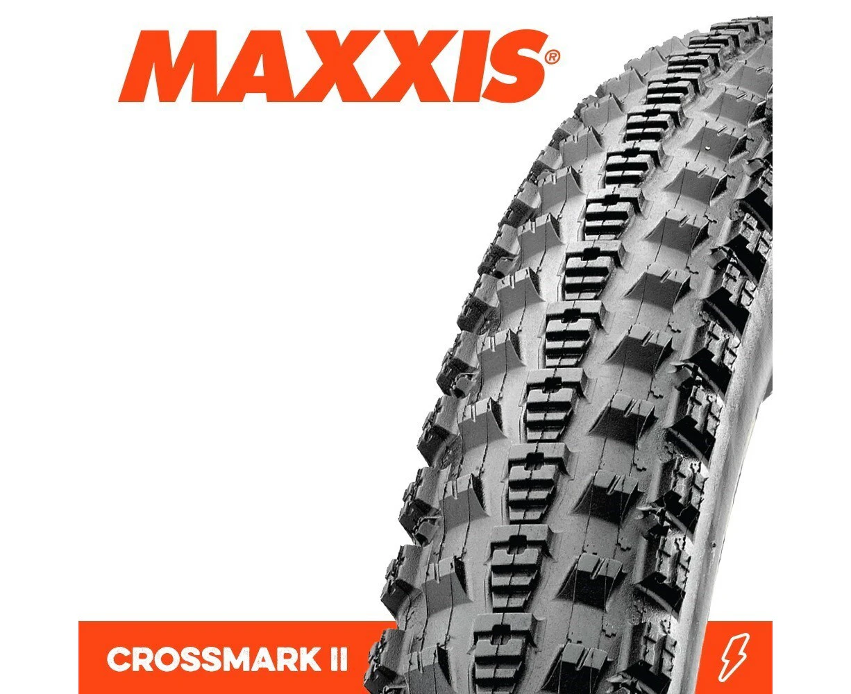 MAXXIS CrossMark II MTB XC Mountain Bike 26" X 2.1 Wired Tyre 60 TPI