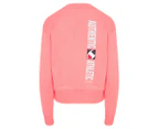 Champion Women's SPS Graphic Crop Pullover - Bright Pink