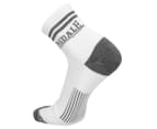 Lonsdale Men's Performance Quarter Crew Socks 5-Pack - White 2
