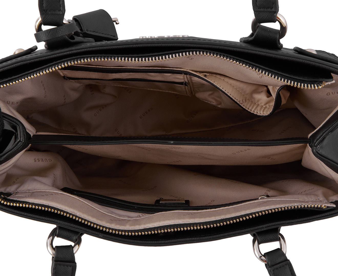 GUESS Georgiana Luxury Carryall Bag - Black | Catch.co.nz
