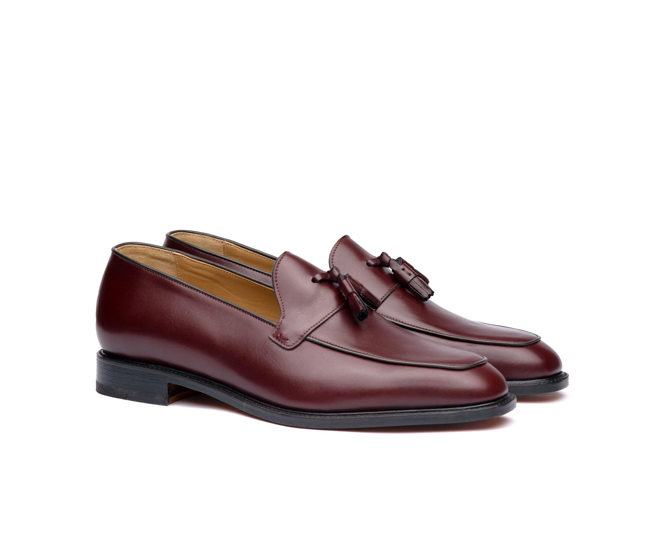 Sparrods & Co Albert Mens Tassel Loafers - Burgundy