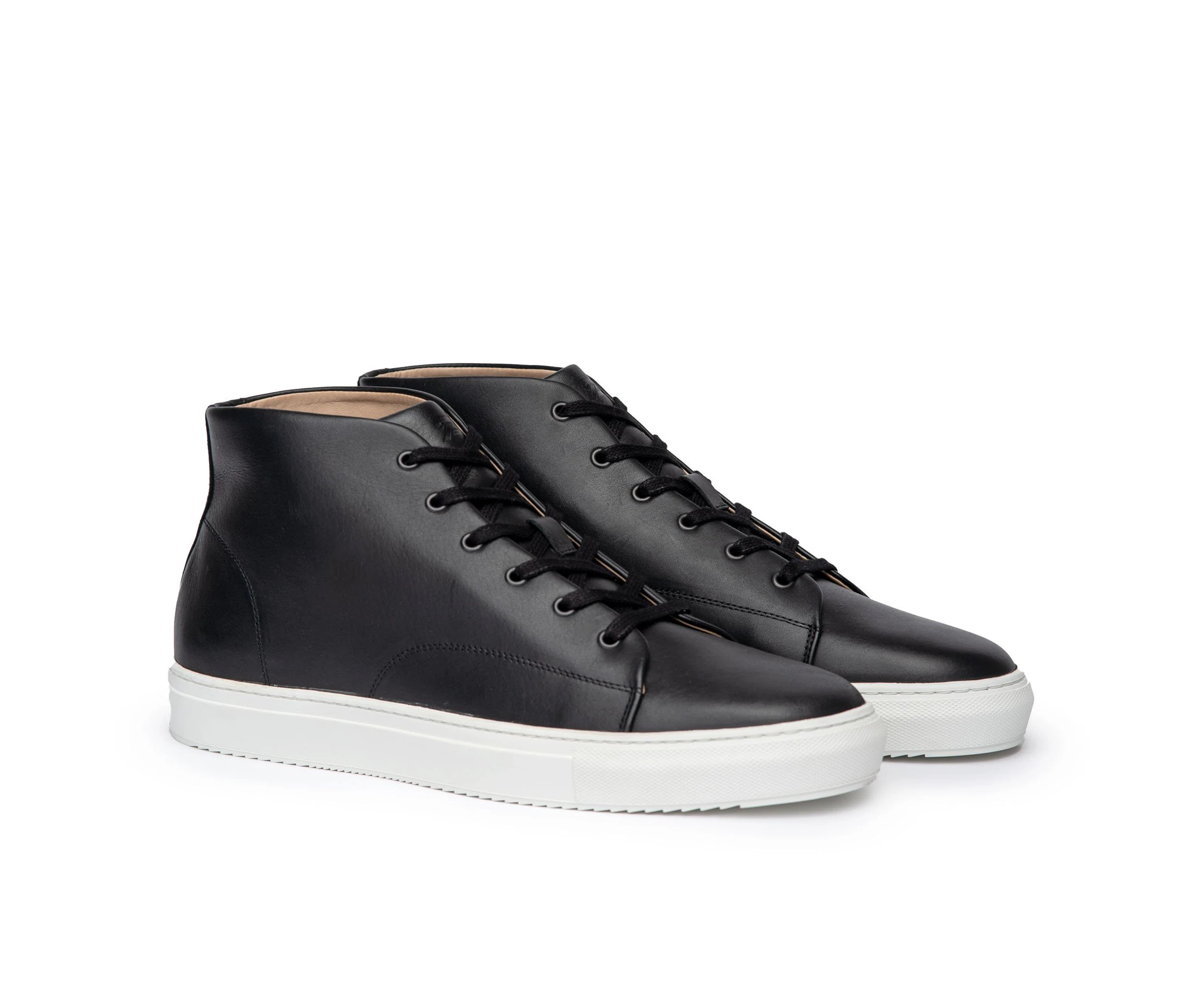 Sparrods & Co Explorer Mens High Top Sneakers - Black