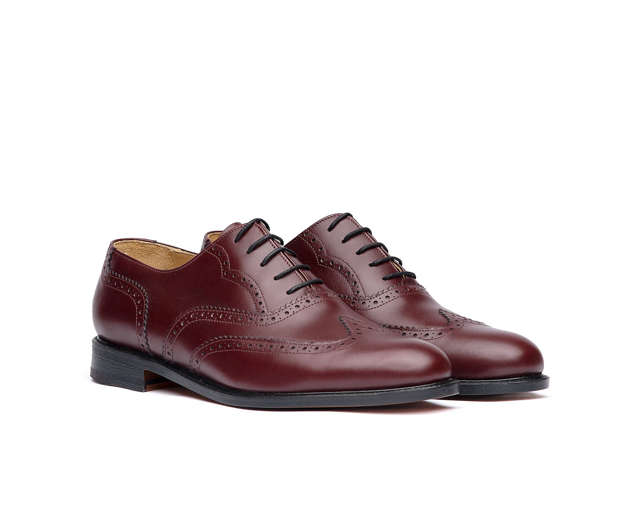 Sparrods & Co Simba Oxfords - Mens Brogue Shoes - Burgundy