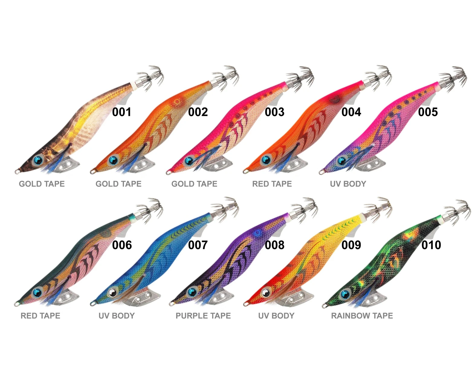 Yamashita EGI OH K 3.0 Squid Jigs - 003 RSG Pink / Gold Tape