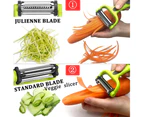 2 pcs 3 in 1 peeling knife rotating fruit and vegetable peeling knife