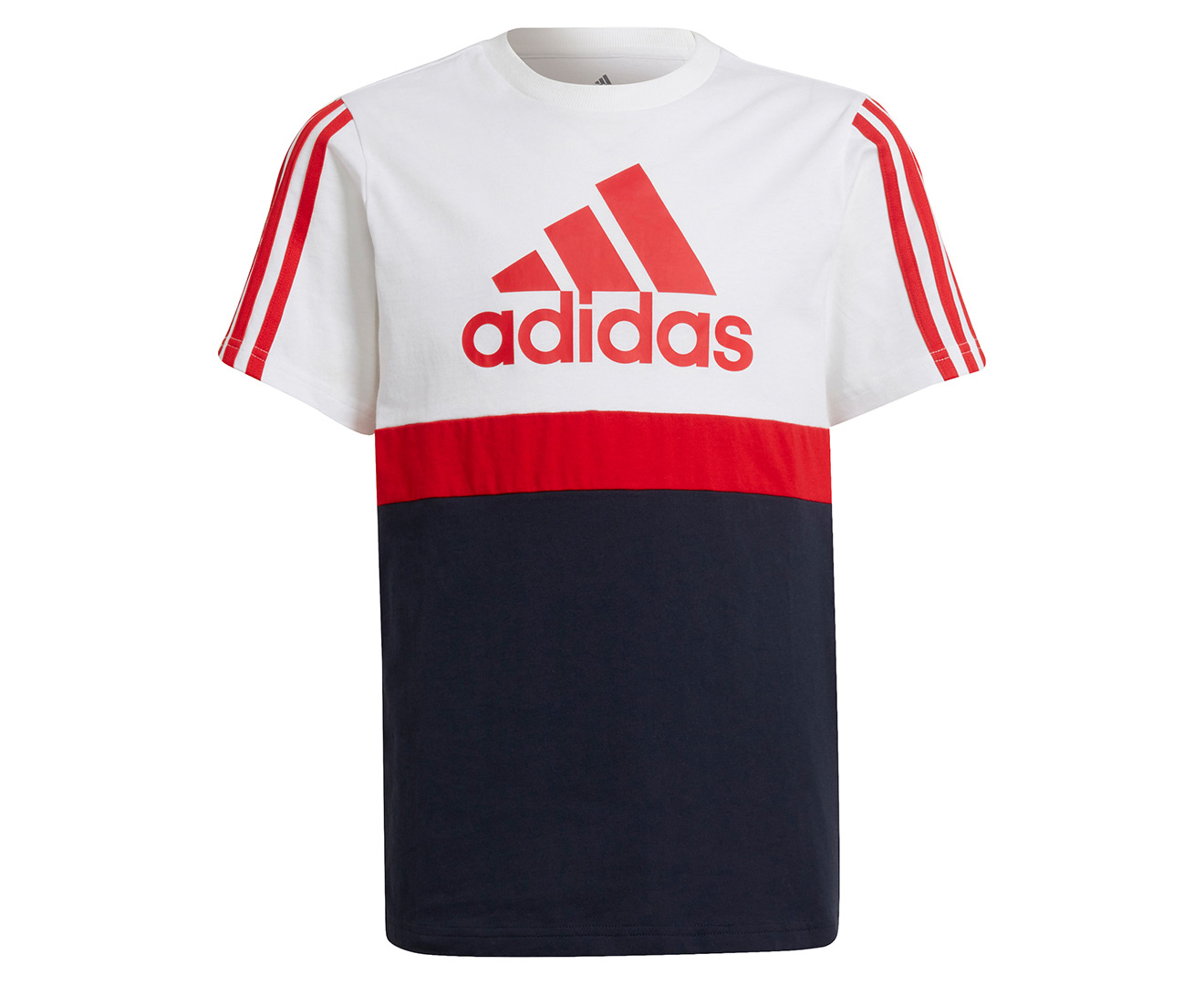 adidas red white blue shirt