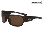 Dirty Dog Men's Circuit Polarised Sunglasses - Black/Brown