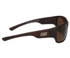 Dirty Dog Men's Circuit Polarised Sunglasses - Black/Brown