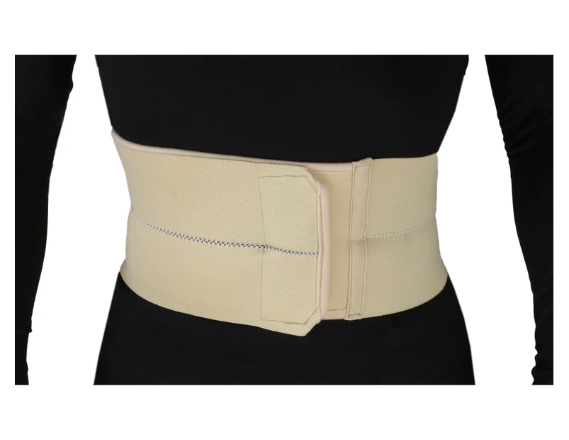 2-Panel Abdominal Binder hernia support belt after surgery, Belly Wrap Brace,Trimming Waist