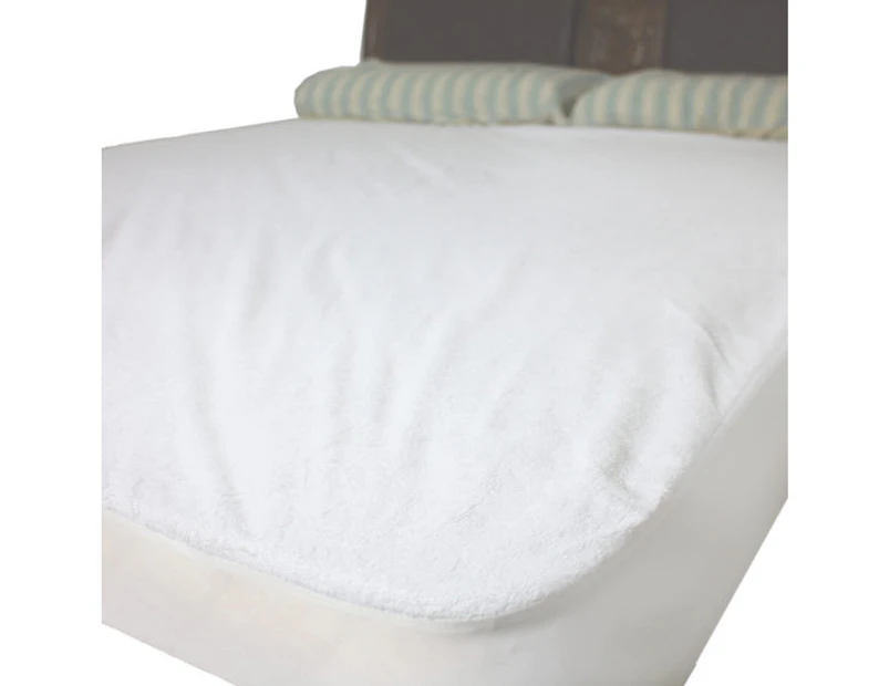 Washable Reusable Terry Incontinence Waterproof Mattress protector cover(Queen)