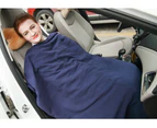 24 V, Deluxe Electric 24V 60W Heated Travel Blanket with Premium Plug for Truck, Van, Boat. Size : 155 x 105cm