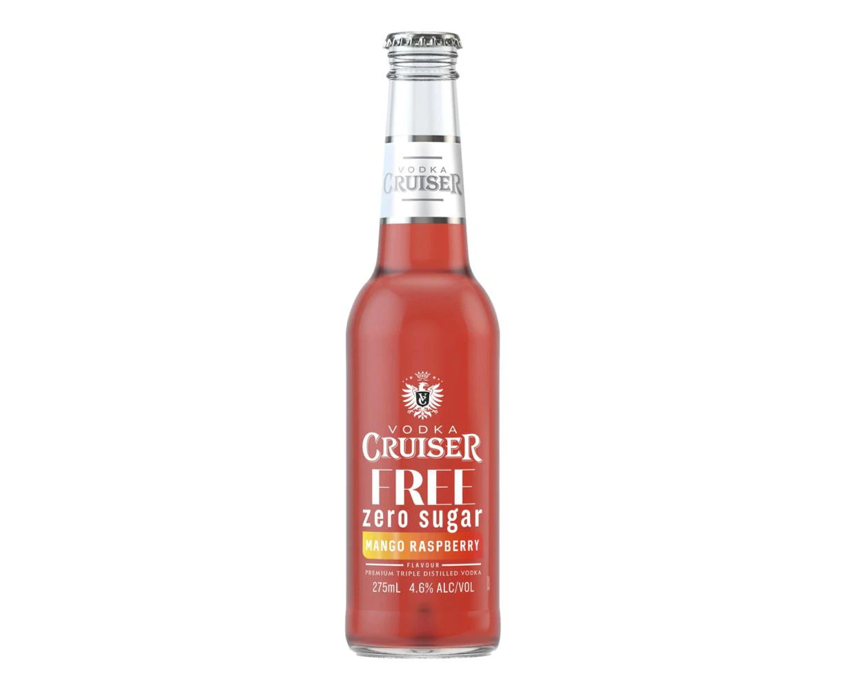 Vodka Cruiser Sugar Free Mango Raspberry (10X275ML)