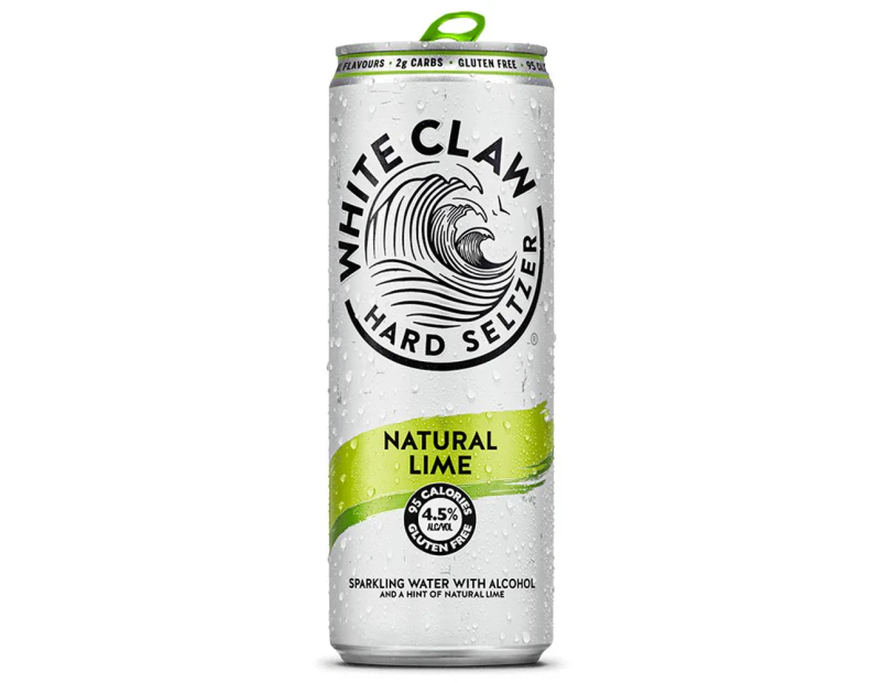 White Claw Natural Lime Seltzer (10X330ML)