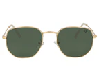 Winstonne Men's Theodore Polarised Sunglasses - Gold/Green