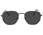 Winstonne Men's Theodore Polarised Sunglasses - Black/Grey