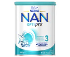 3 x Nestlé NAN OPTIPRO 3 Toddler 1+ Years Milk Drink Powder 800g