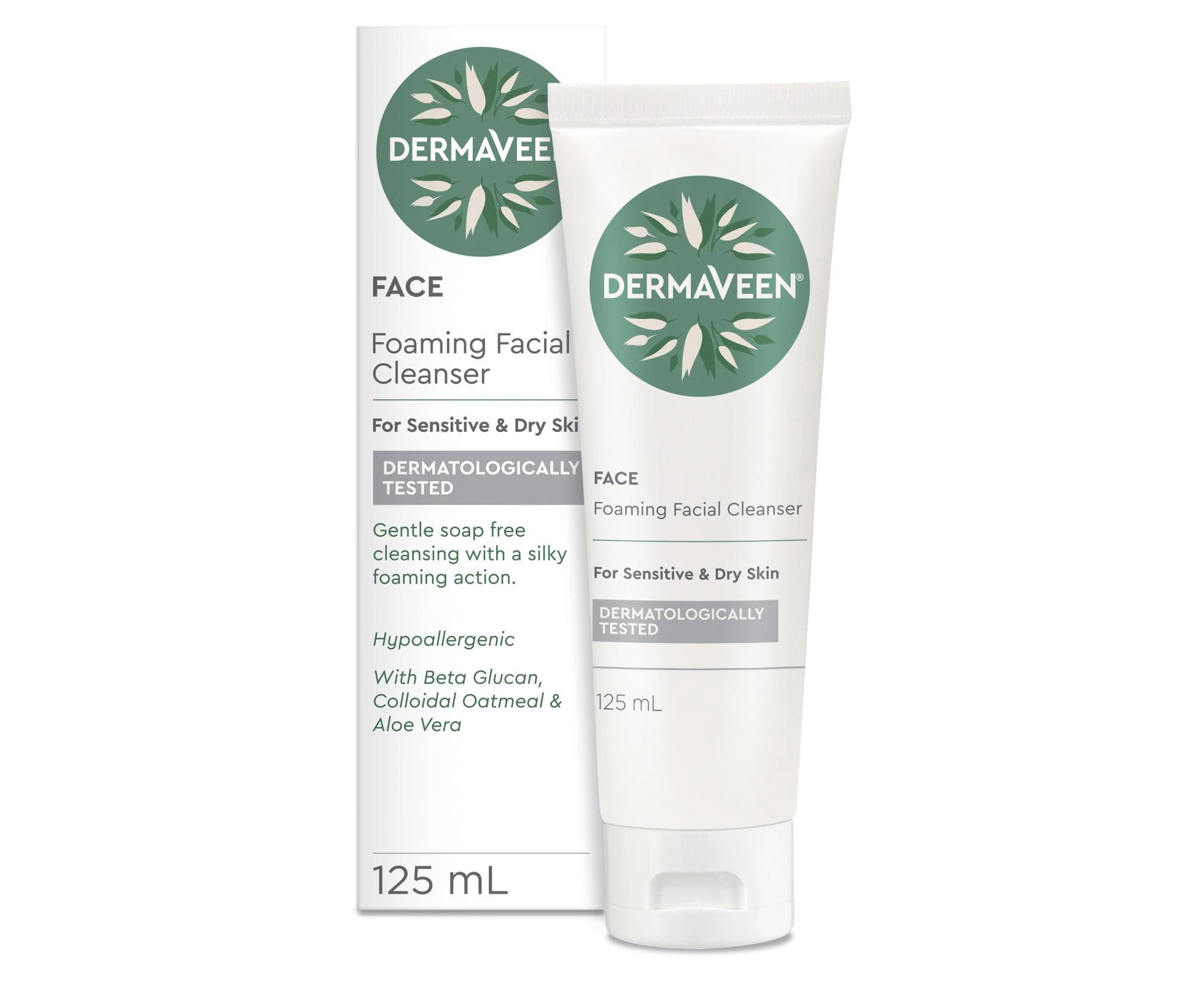 DermaVeen Foaming Facial Cleanser 125mL