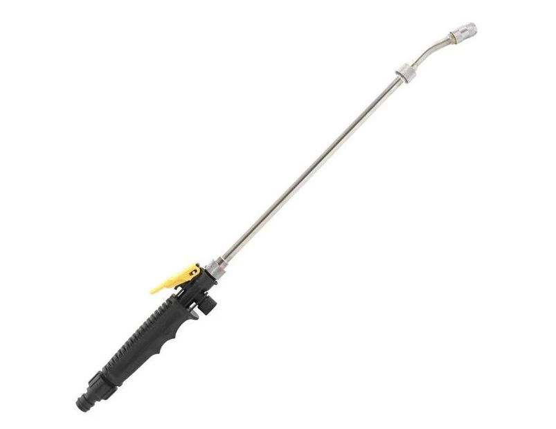 Stainless Steel High Pressure Washer Attachment Car Wash Spray Nozzle Hose Wand - 58cm