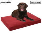 Paws & Claws X-Large PIA Pet Bed Mattress - Berry