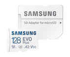 Samsung EVO Plus 128GB microSD Memory Card UHS-I U3 130MB/s microSDXC A2