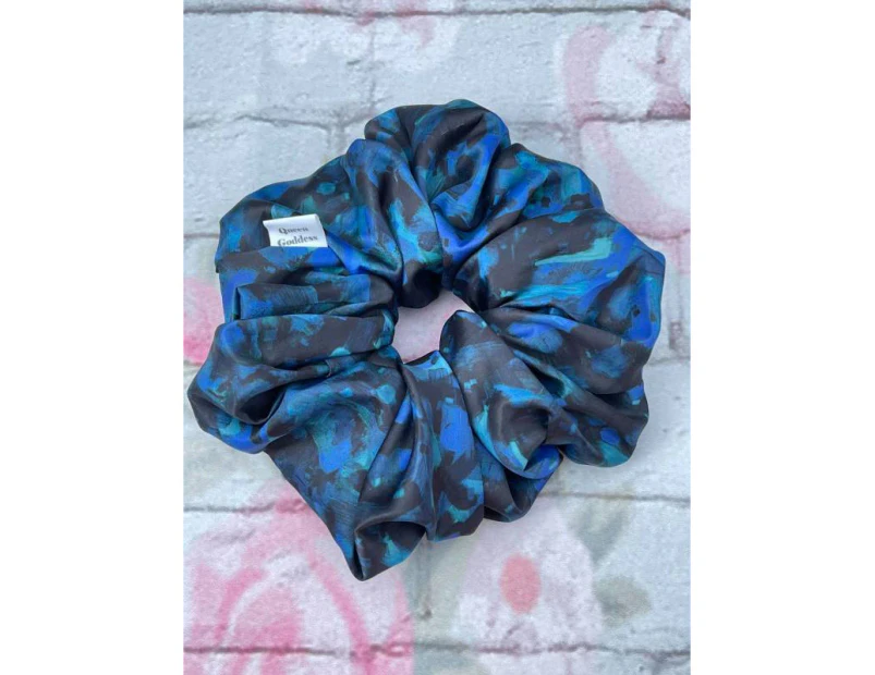 Queen Goddess OVERSIZED Scrunchies - The Fantasy Series - Mystic Blue
